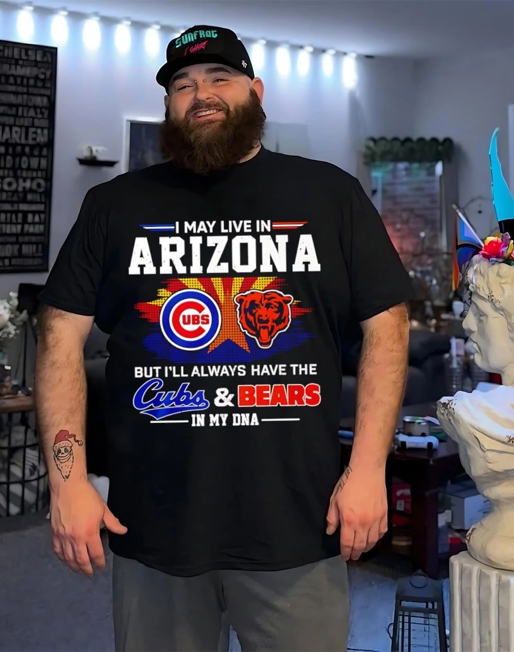 I may live in Arizona but I’ll always have the Cubs and Bears in my DNA shirt