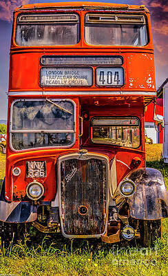 Vintage Dubble Decker Bus Print