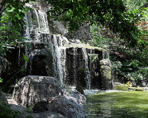 Waterfall In Albuquerque New Mexico Print