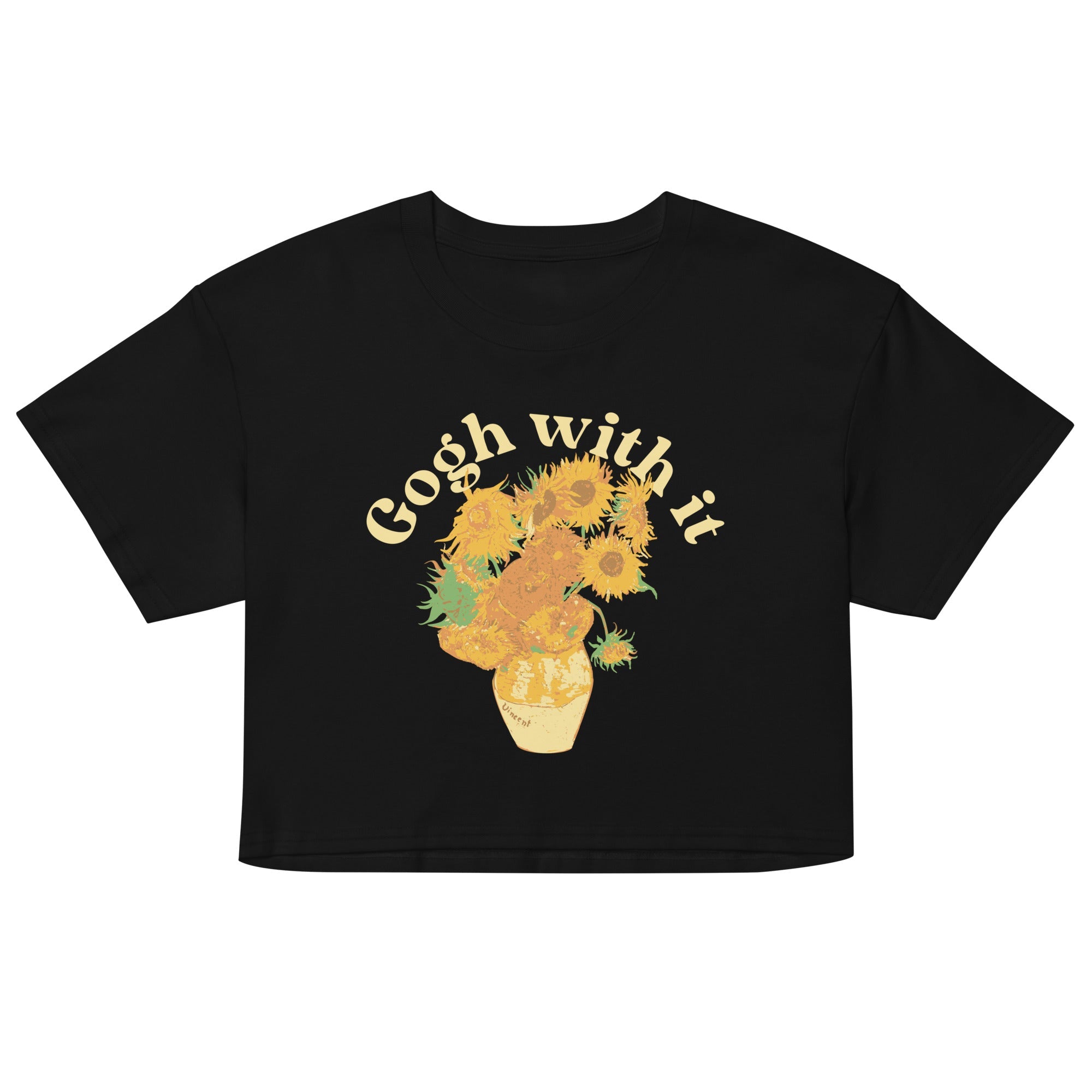 Gogh With It Women's Crop Tee