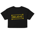Believe Sign Women's Crop Tee