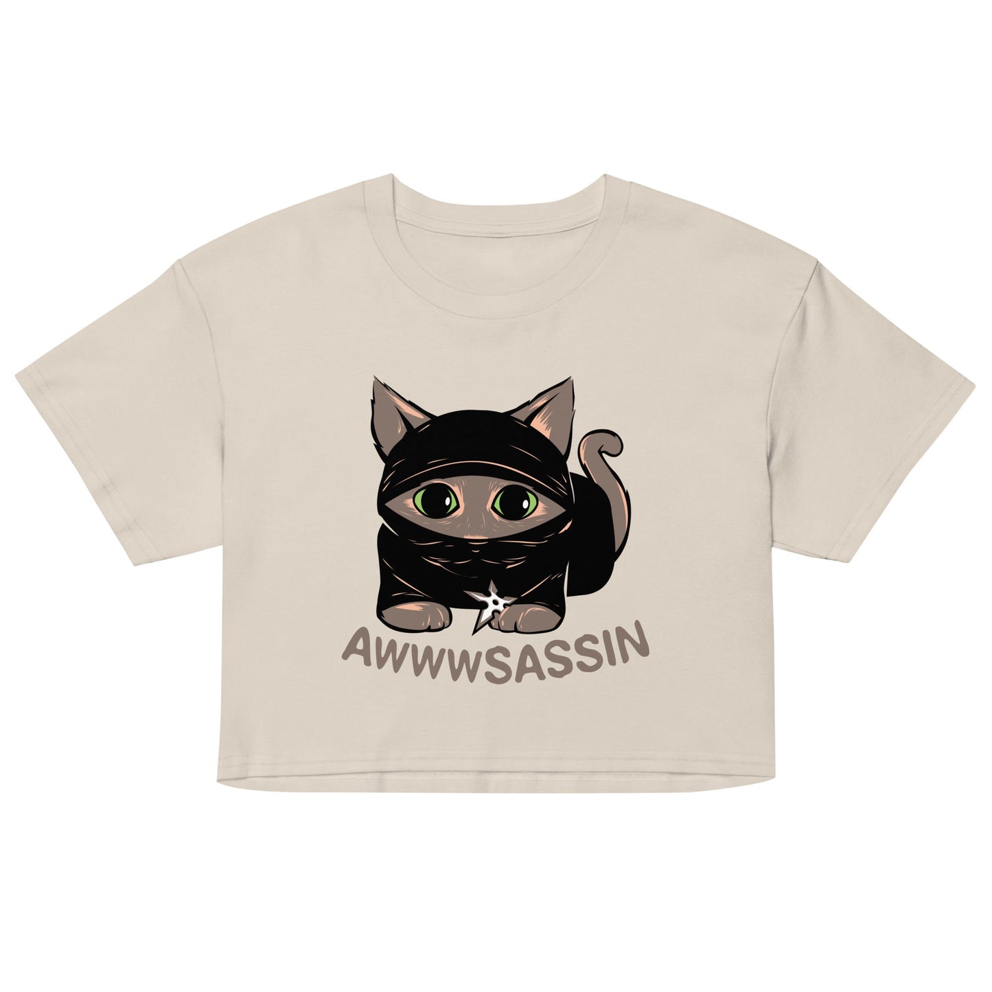 Awwwsassin Women's Crop Tee