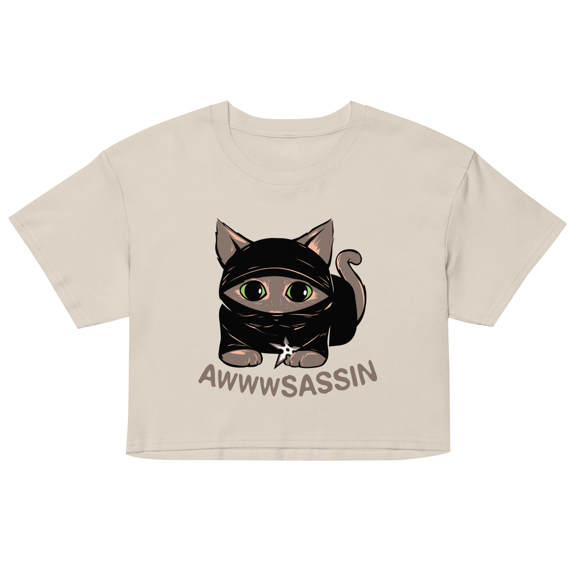 Awwwsassin Women's Crop Tee
