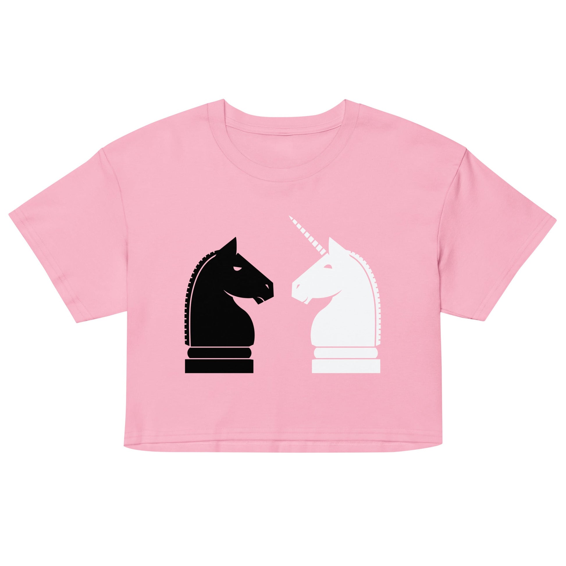 Chess Unicorn Women's Crop Tee