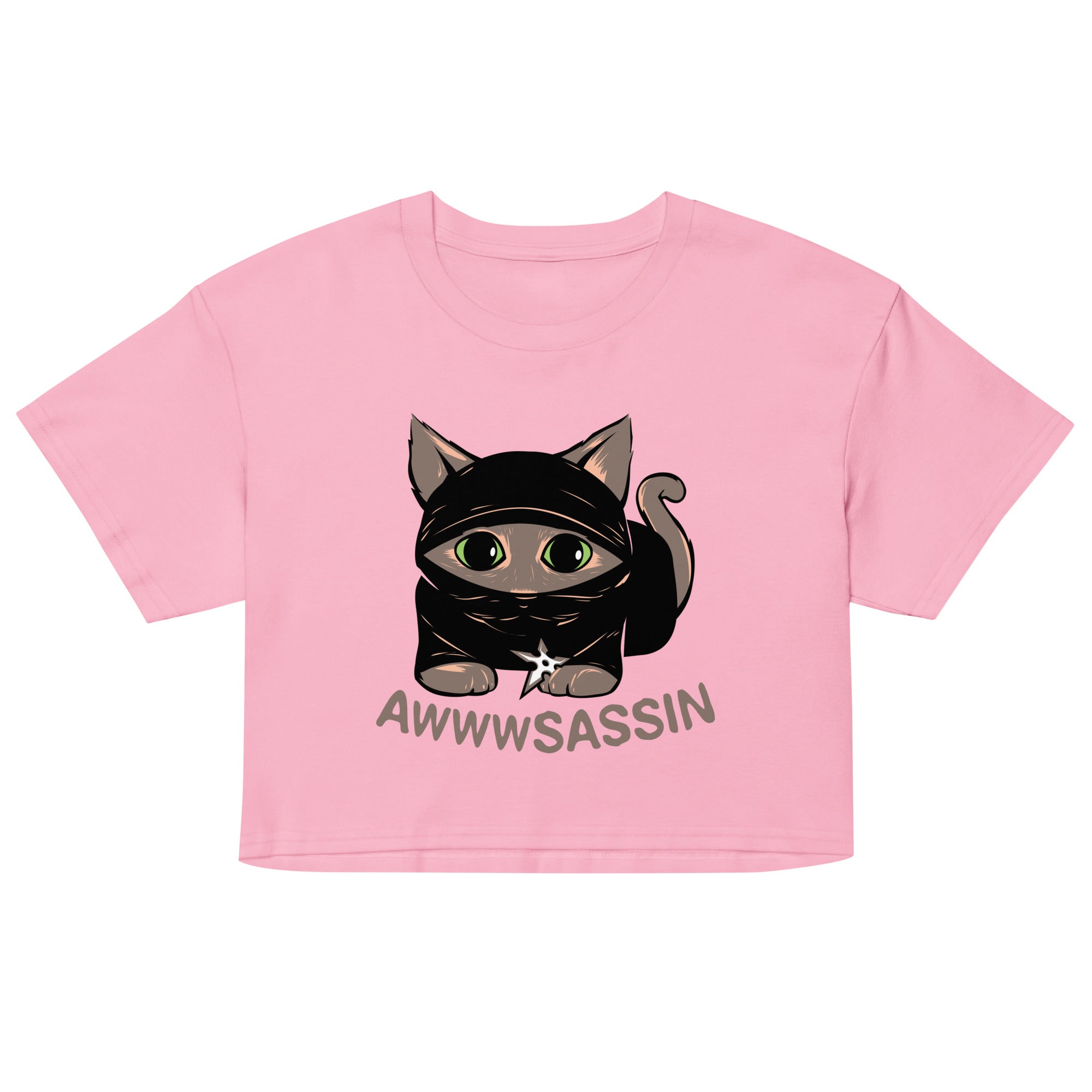 Awwwsassin Women's Crop Tee
