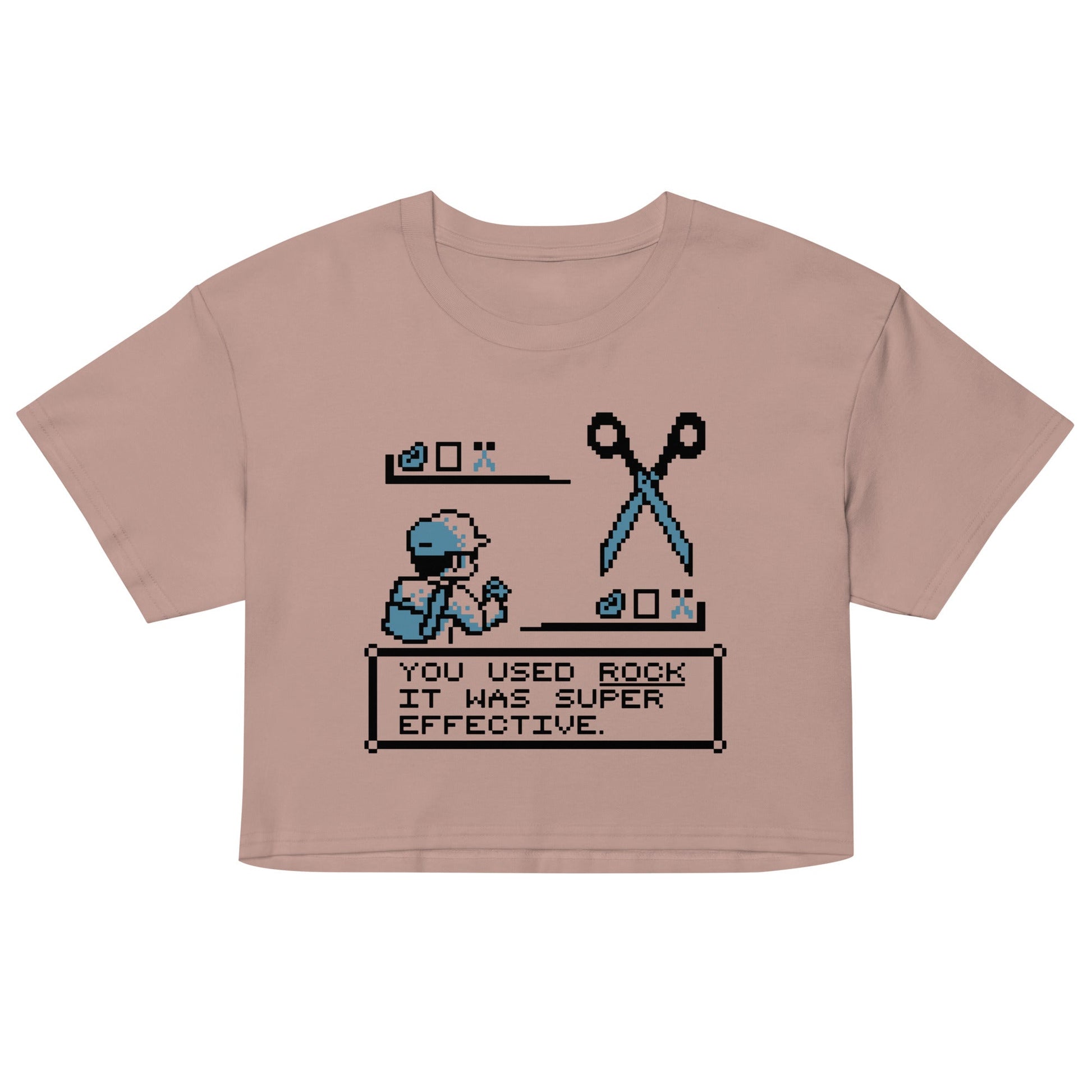 Rock Paper Scissors Battle Women's Crop Tee
