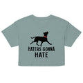Haters Gonna Hate Pit Women's Crop Tee