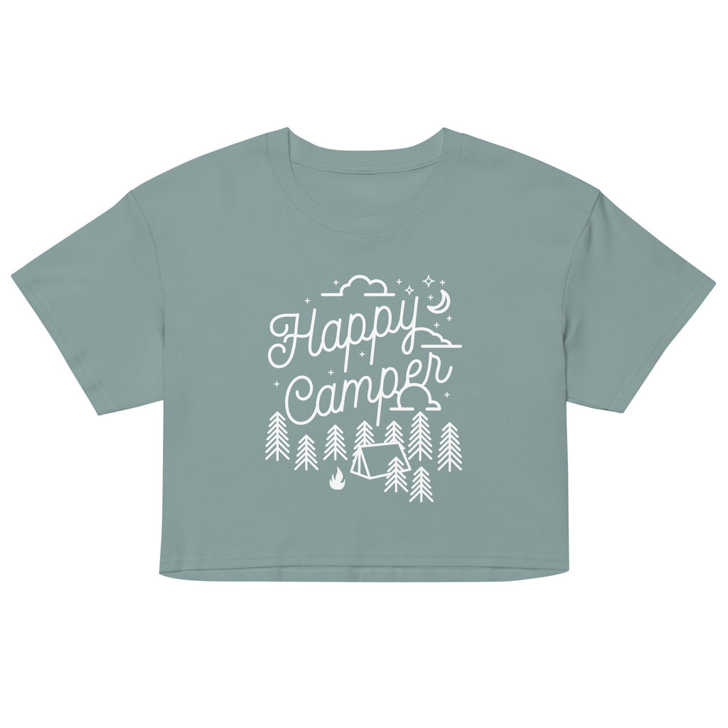 Happy Camper Women's Crop Tee