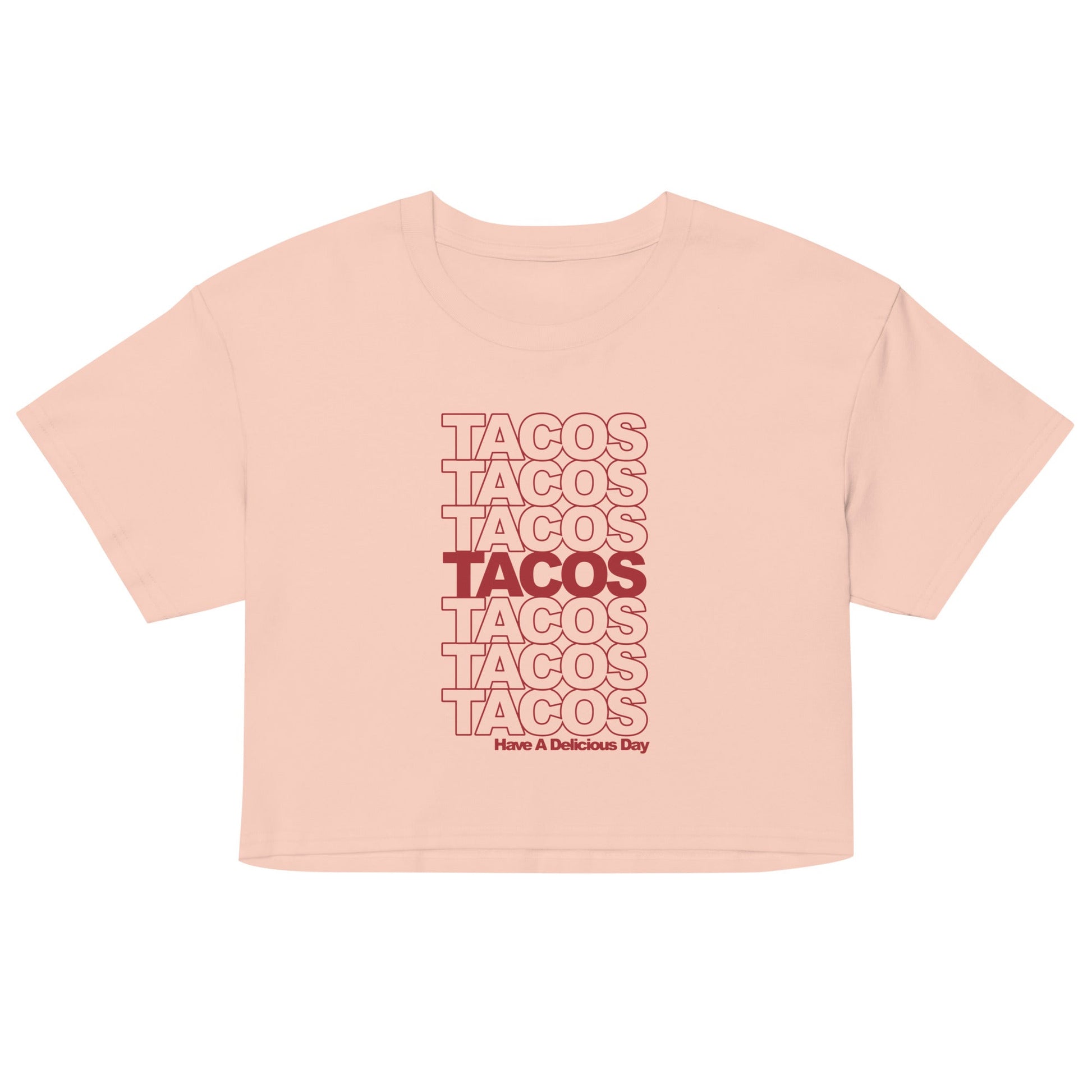 Tacos Tacos Tacos Women's Crop Tee