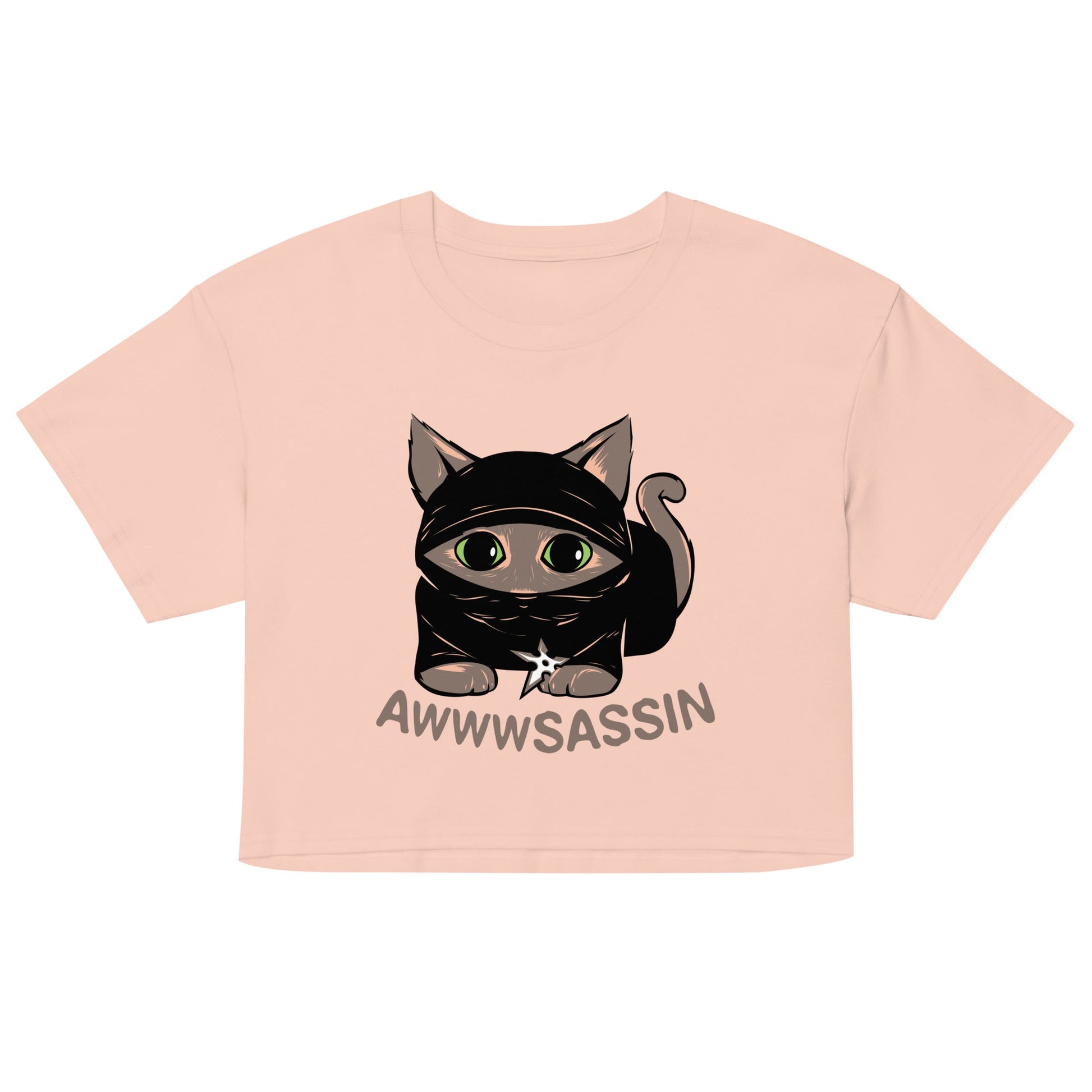 Awwwsassin Women's Crop Tee