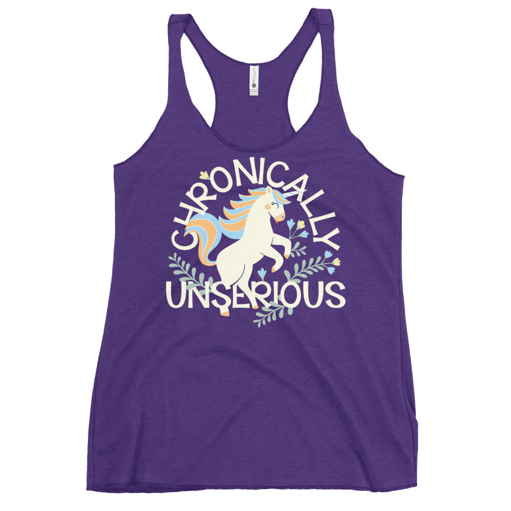 Chronically Unserious Women's Racerback Tank