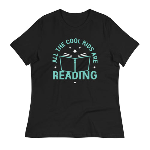 All The Cool Kids Are Reading Women's Signature Tee