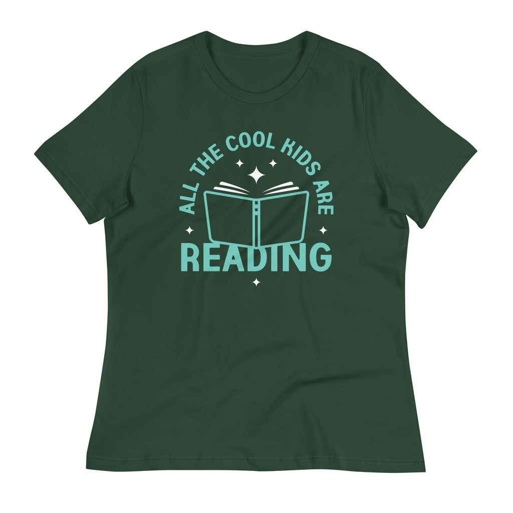 All The Cool Kids Are Reading Women's Signature Tee
