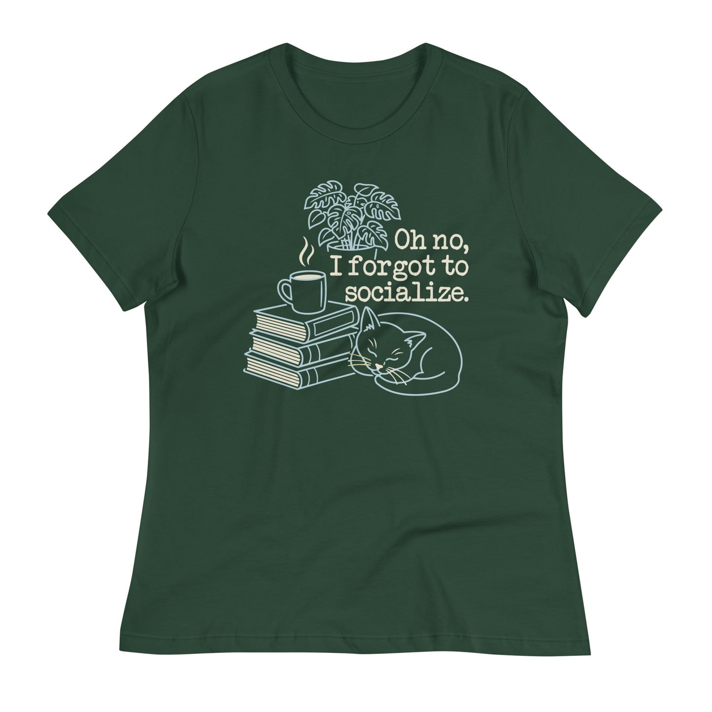Oh No, I Forgot To Socialize Women's Signature Tee