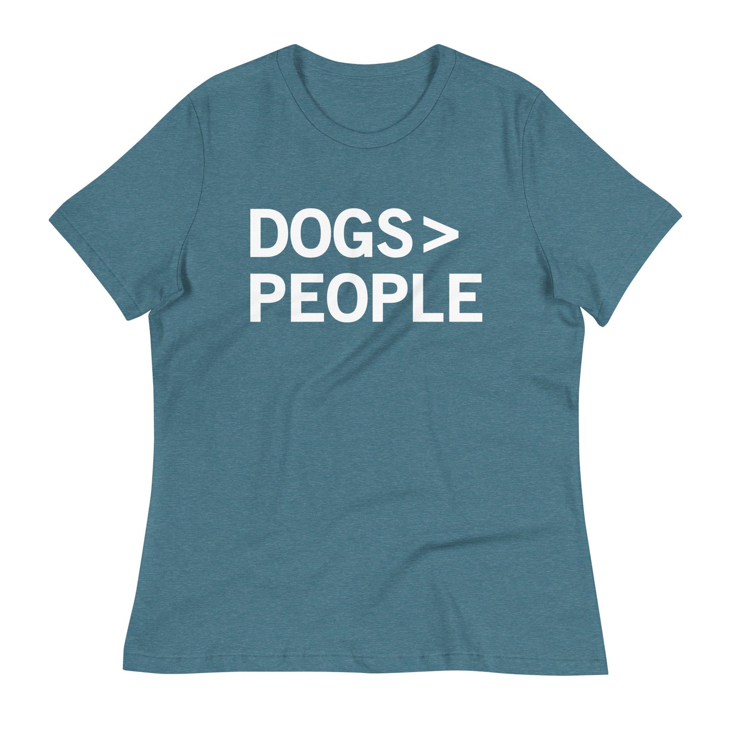 Dogs>People Women's Signature Tee