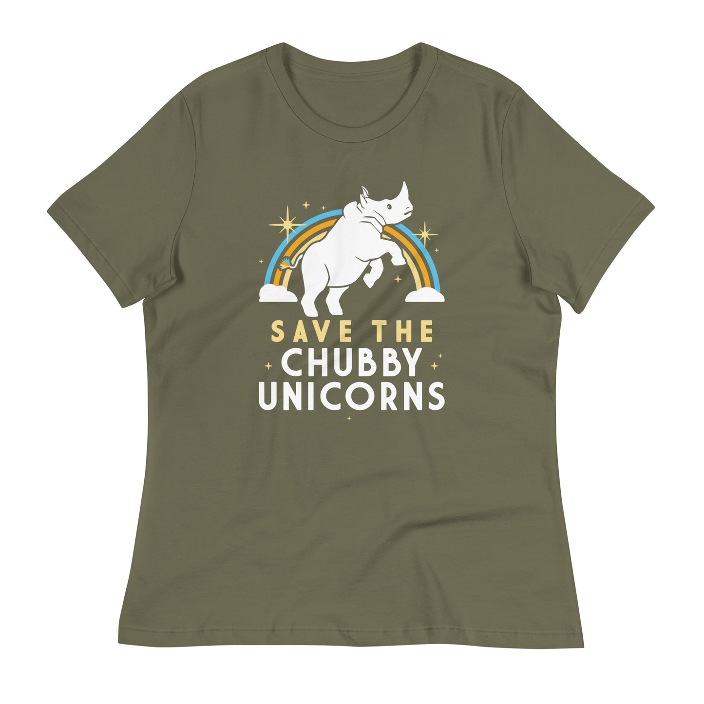 Save The Chubby Unicorns Women's Signature Tee