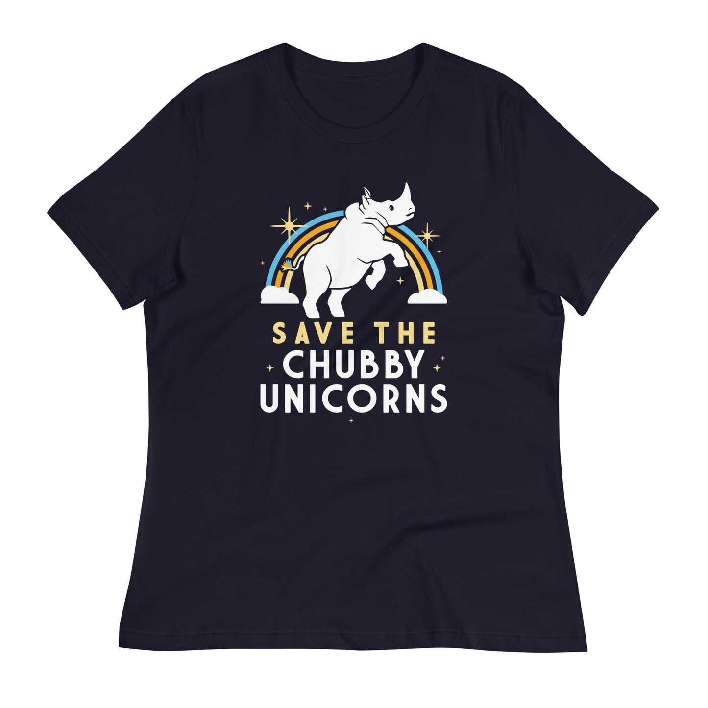 Save The Chubby Unicorns Women's Signature Tee