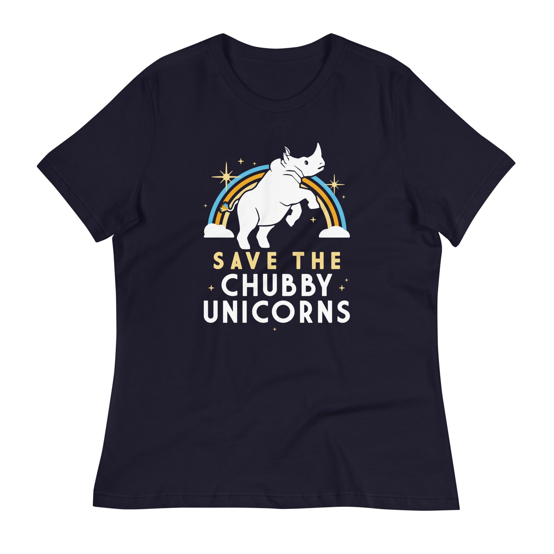 Save The Chubby Unicorns Women's Signature Tee