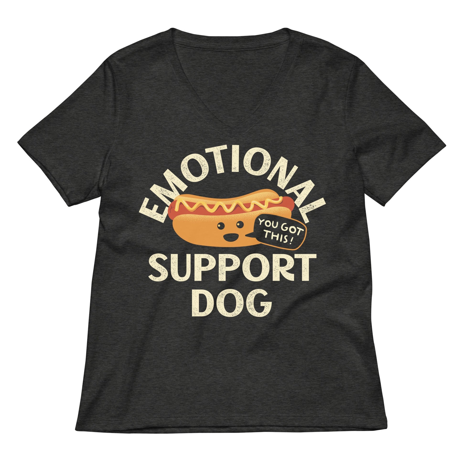 Emotional Support Dog Limited Edition Drop Women's V-Neck Tee