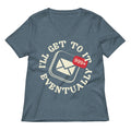 I'll Get To It Eventually Women's V-Neck Tee