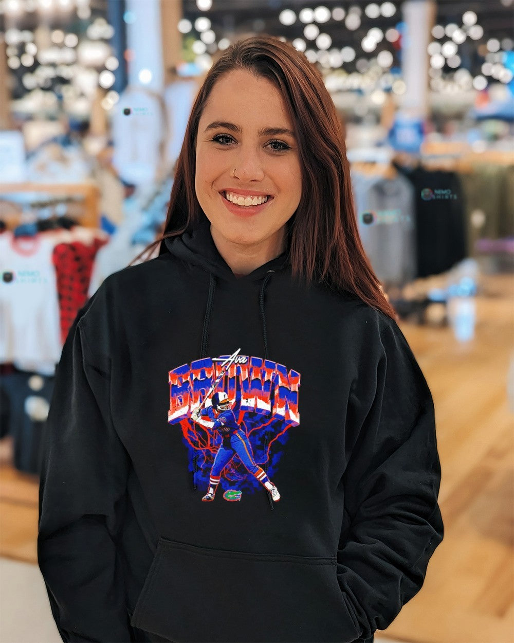 Ava Brown Florida Gators NCAA softball player lightning shirt