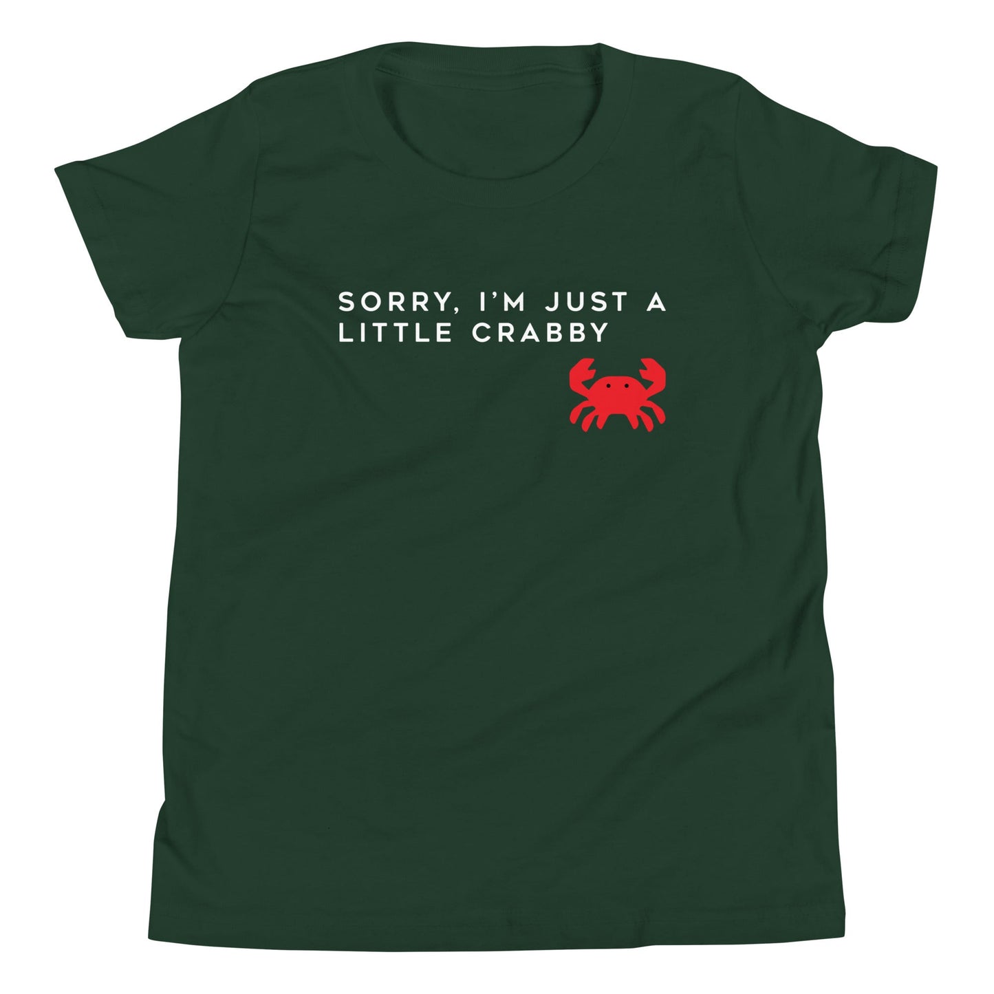 Sorry, I'm Just A Little Crabby Kid's Youth Tee