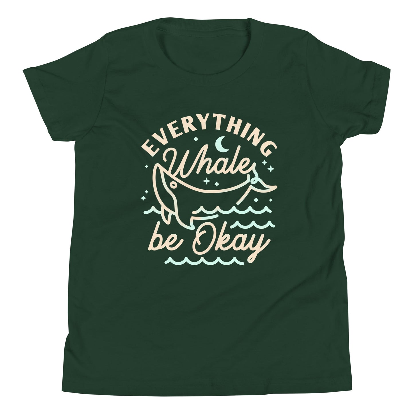 Everything Whale Be Okay Kid's Youth Tee