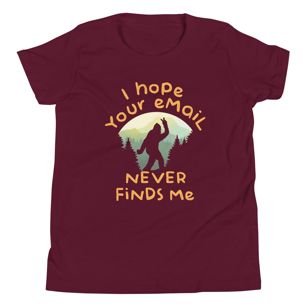 I Hope Your Email Never Finds Me Kid's Youth Tee