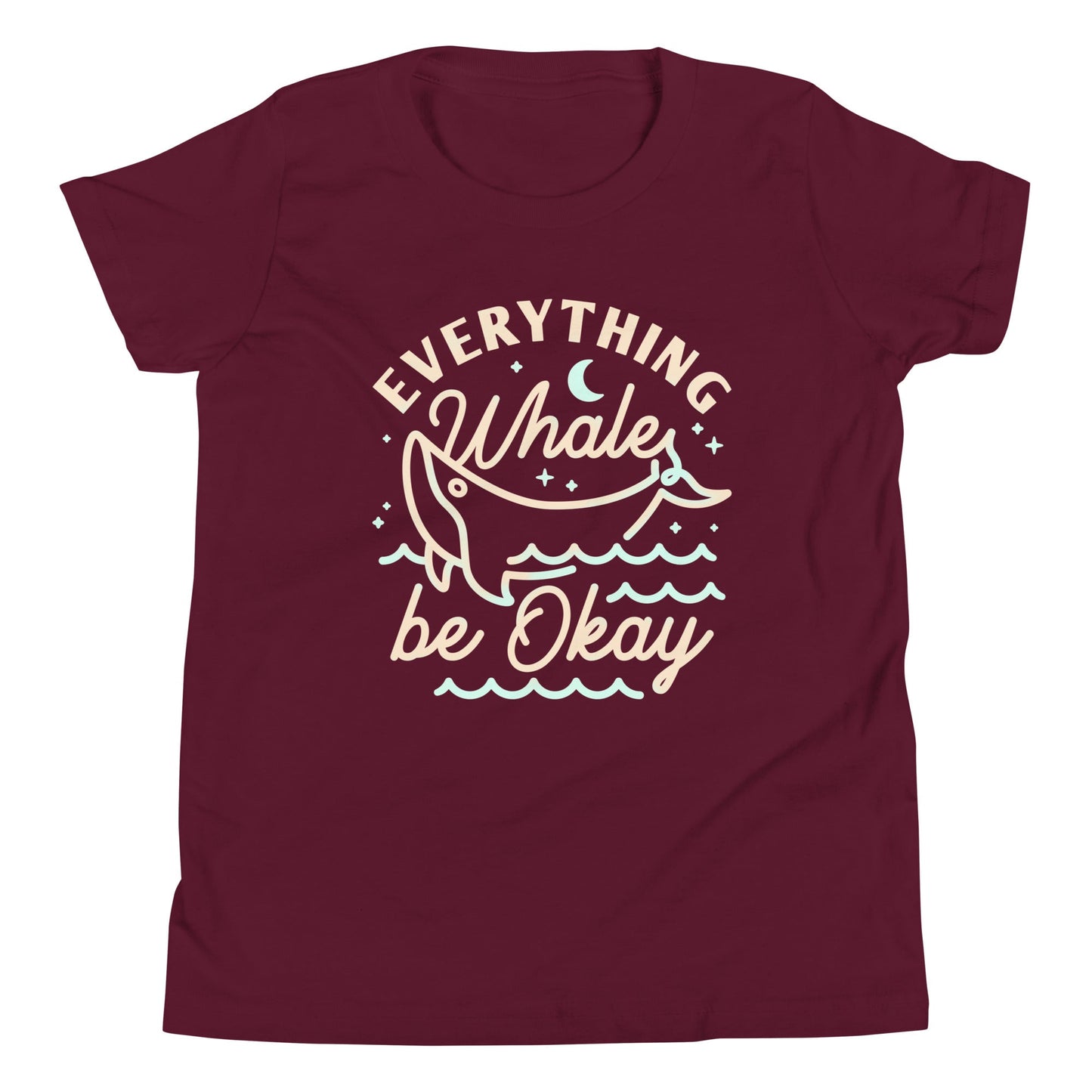 Everything Whale Be Okay Kid's Youth Tee