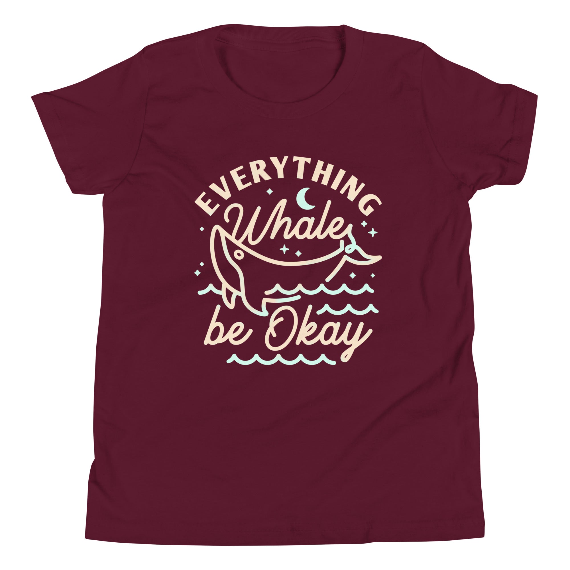 Everything Whale Be Okay Kid's Youth Tee
